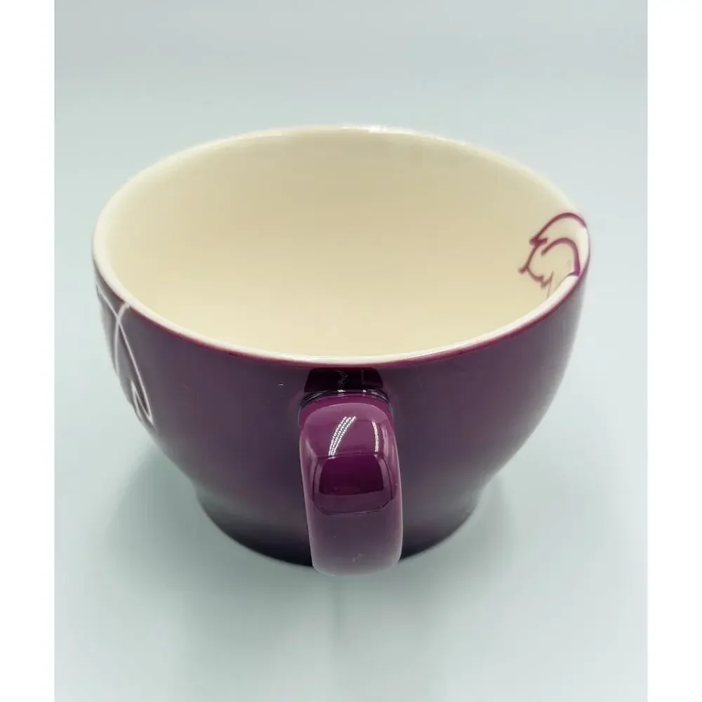Starbucks 2007 Autumn Maple Leaves Teacup Coffee Cup